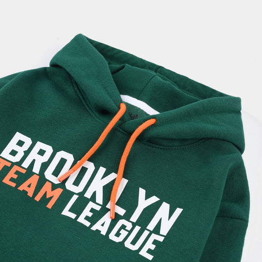 Boys Fleece 2 Piece Suit Brooklyn-Green