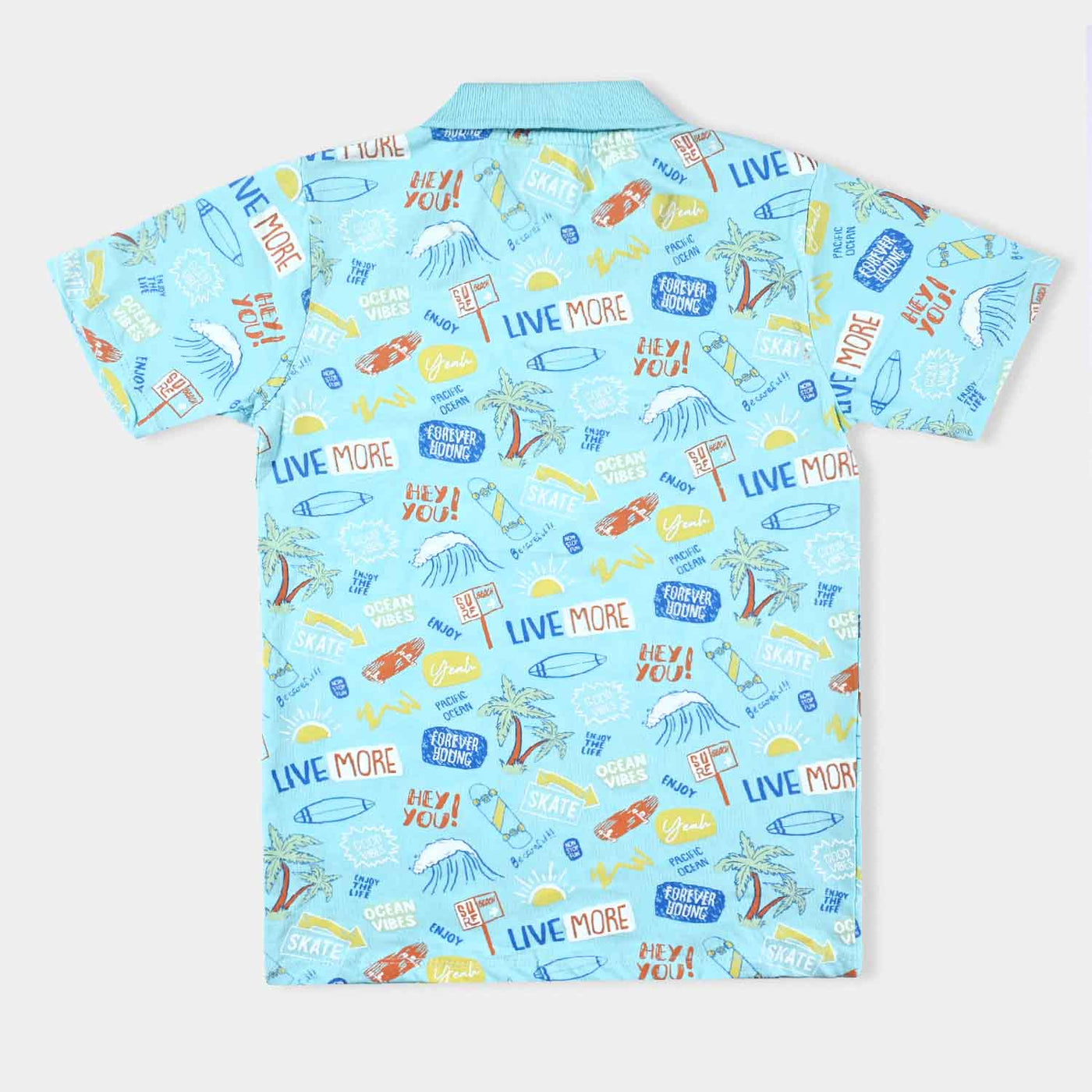Boys Slub Jersey T-Shirts H/S Beach  T. Turquois