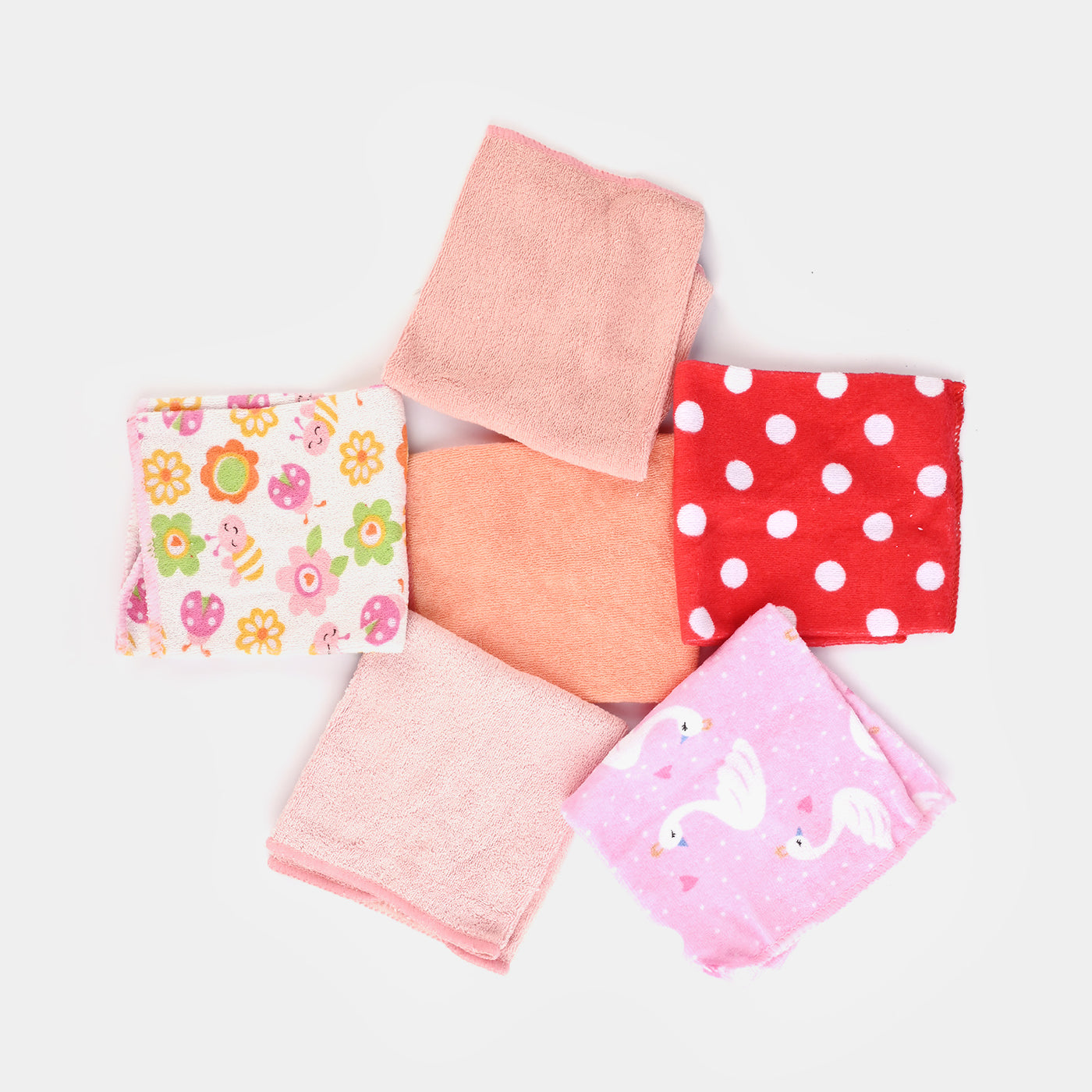 Baby 6PCS Face Towels Set