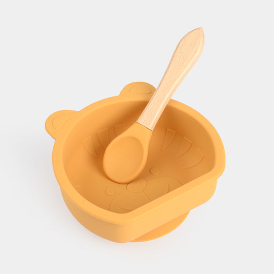 Silicone Feeding Bowl & Spoon | 6M+