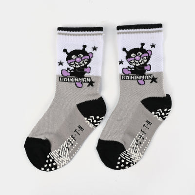 Socks Anti Slip Grey | 2Y+