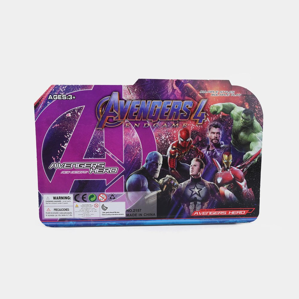 Avengers 4 Super Hero Action Figure Set (3+ Years)