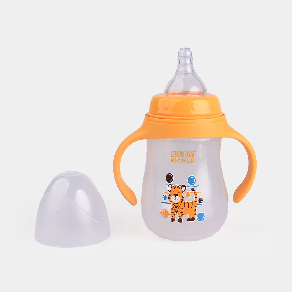 Wide Neck Bottle with Handle 240Ml | 2010 Yellow