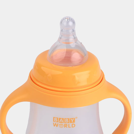 Wide Neck Bottle with Handle 240Ml | 2010 Yellow