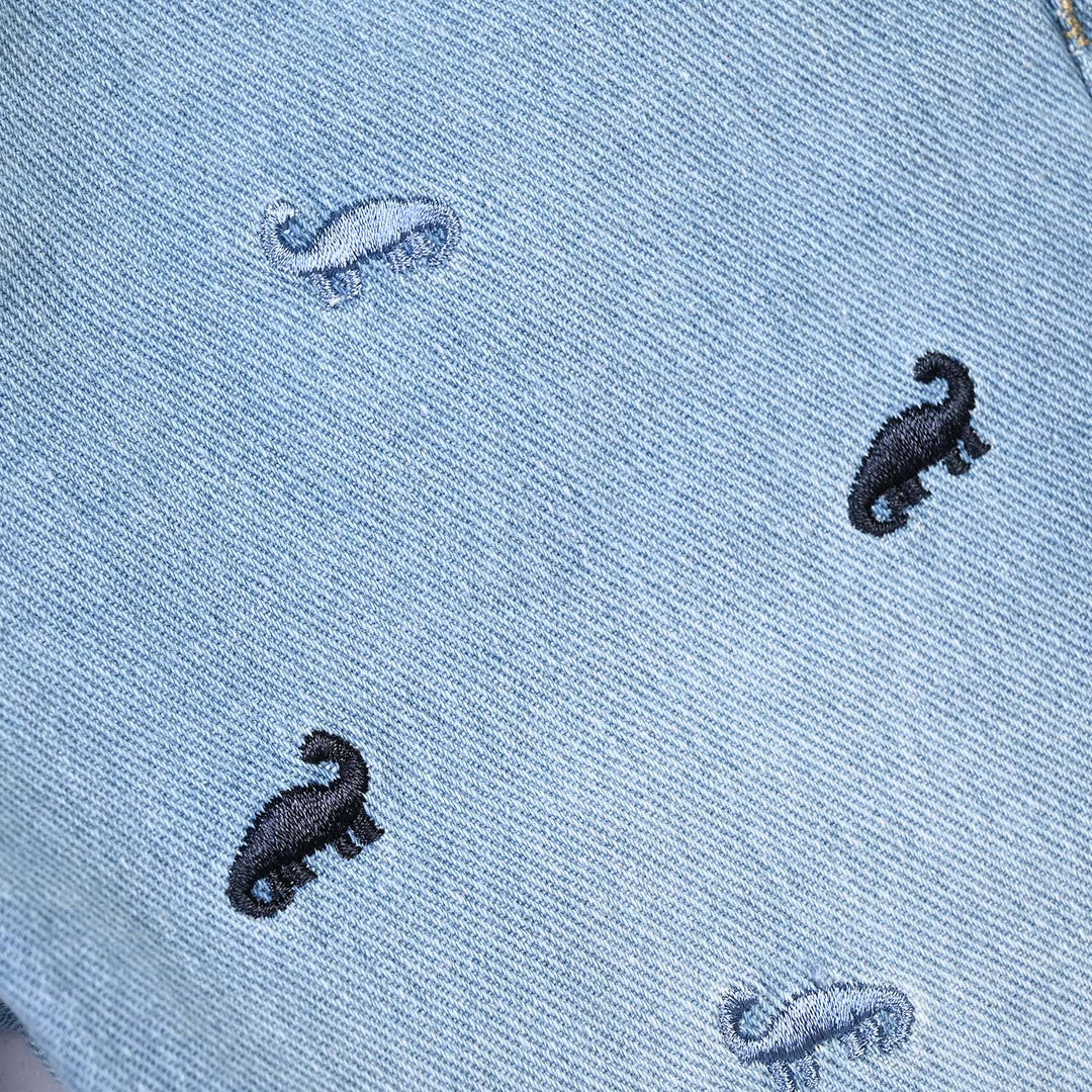 Boys Denim Stretch Pant Dino-LT.Blue
