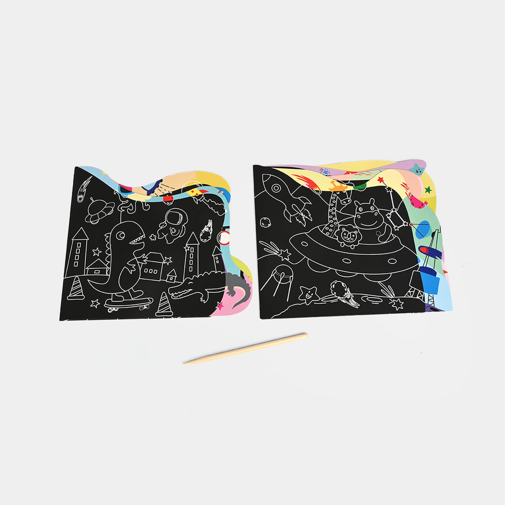 Magic Scratch Cards Art Set