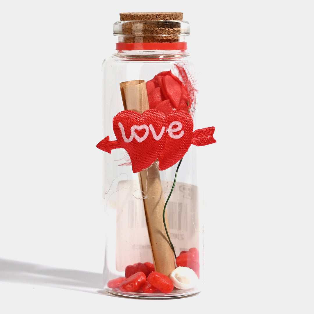 Charming Mini Glass Message Bottle