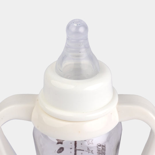 Standard Neck 250ml Bottle W/Rattle Cap 2017 White