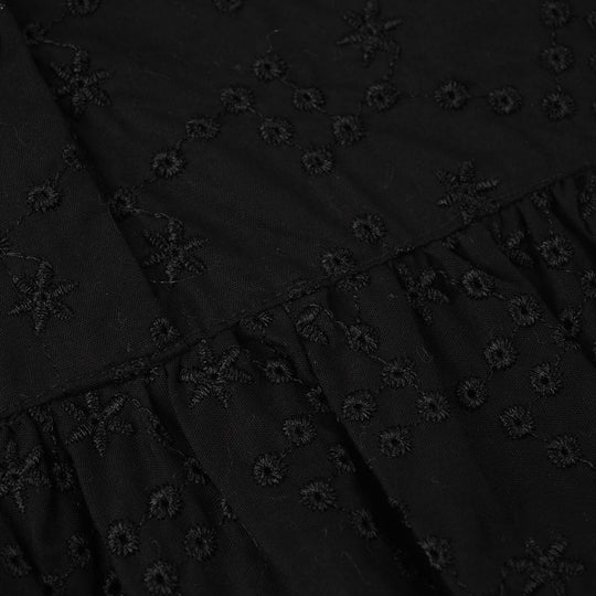 Infant Girls Chicken Kari 2 Pc Suit-Black Jacquard-BLACK