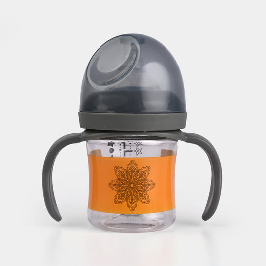Wide Neck Feeder Bottle with Handle 5Oz 2041 Grey