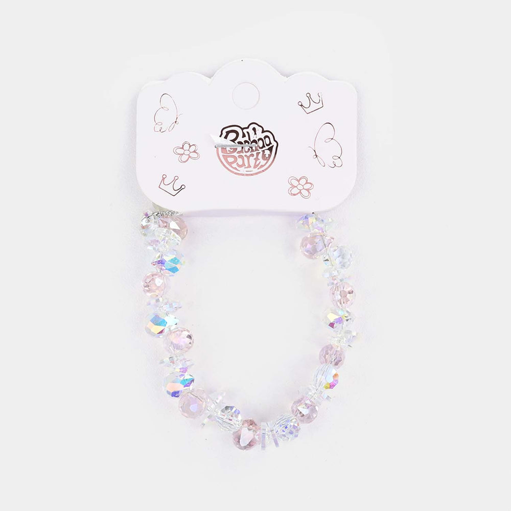 Fancy Bead Charm Bracelet