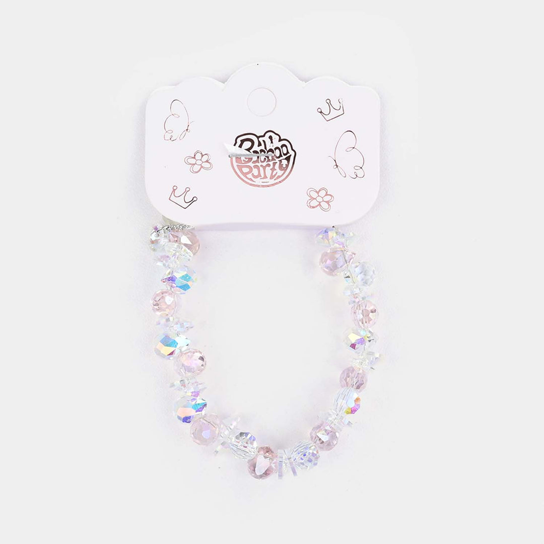 Fancy Bead Charm Bracelet