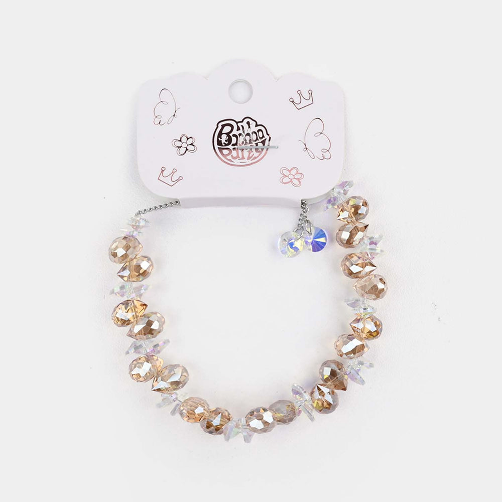 Fancy Bead Charm Bracelet