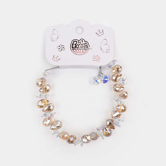 Fancy Bead Charm Bracelet