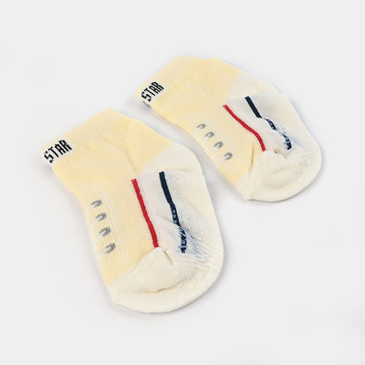 Boys Anti Slip Socks Off White | 2Y+