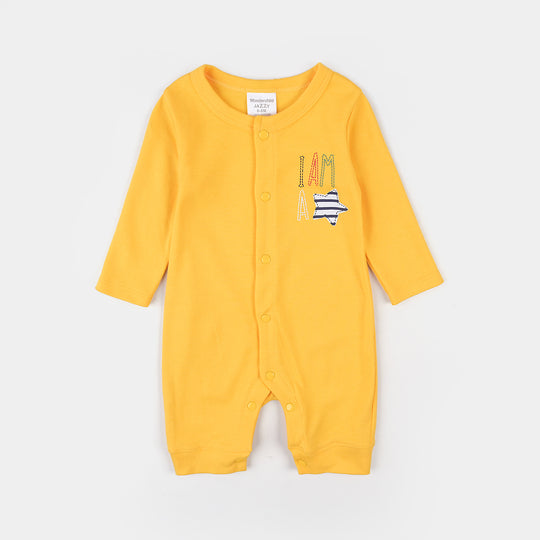 Infant Unisex Cotton Interlock 5PCs Set-Yellow/White