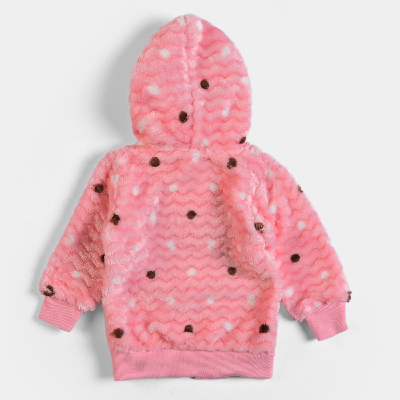 Infant Girls Sherpa 2Pcs Suit Valentine - Pink