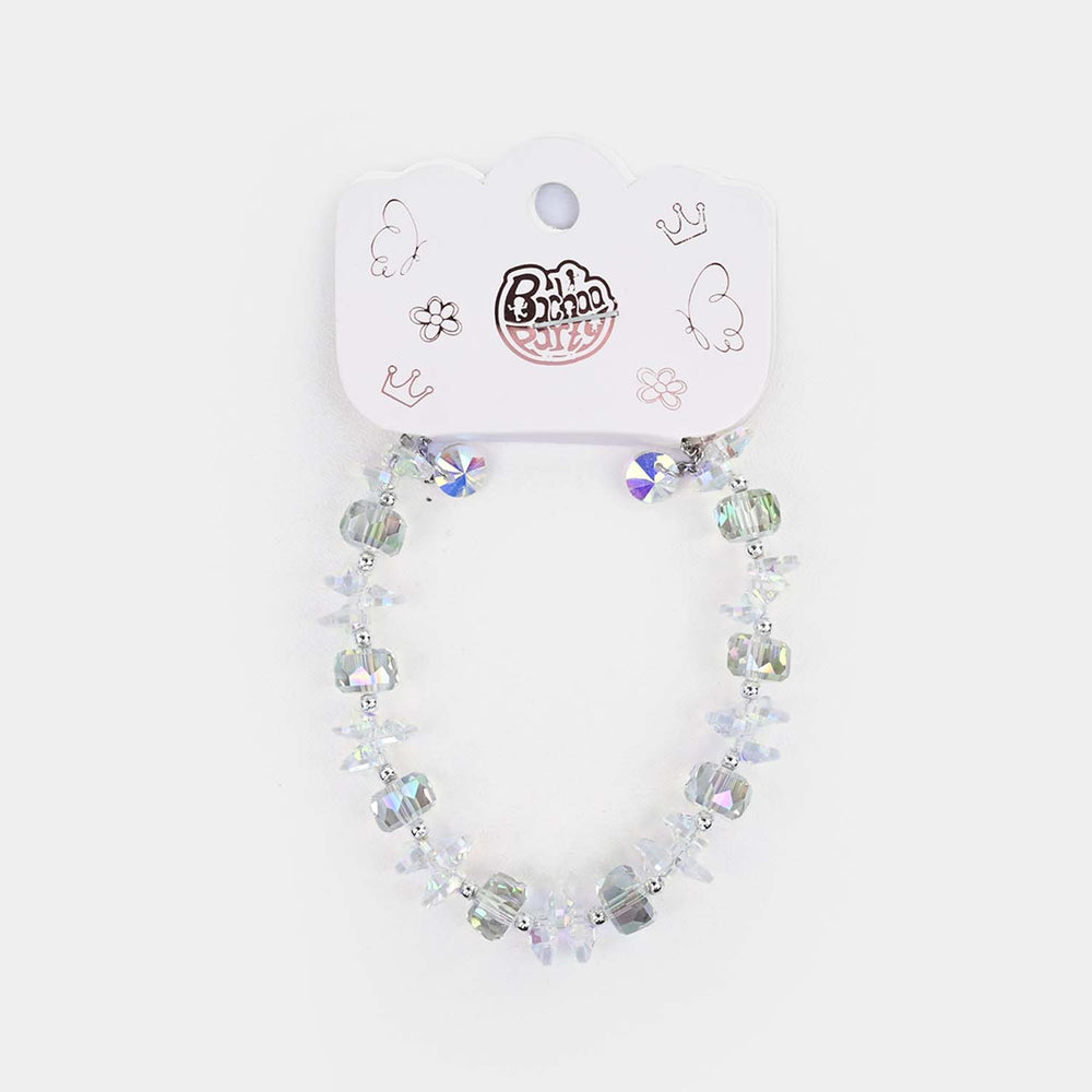 Fancy Bead Charm Bracelet