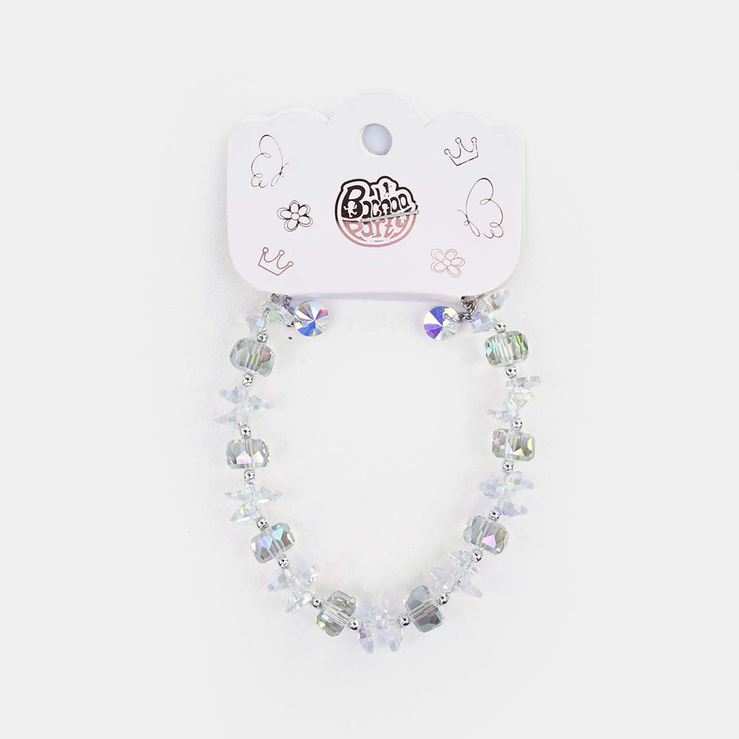 Fancy Bead Charm Bracelet