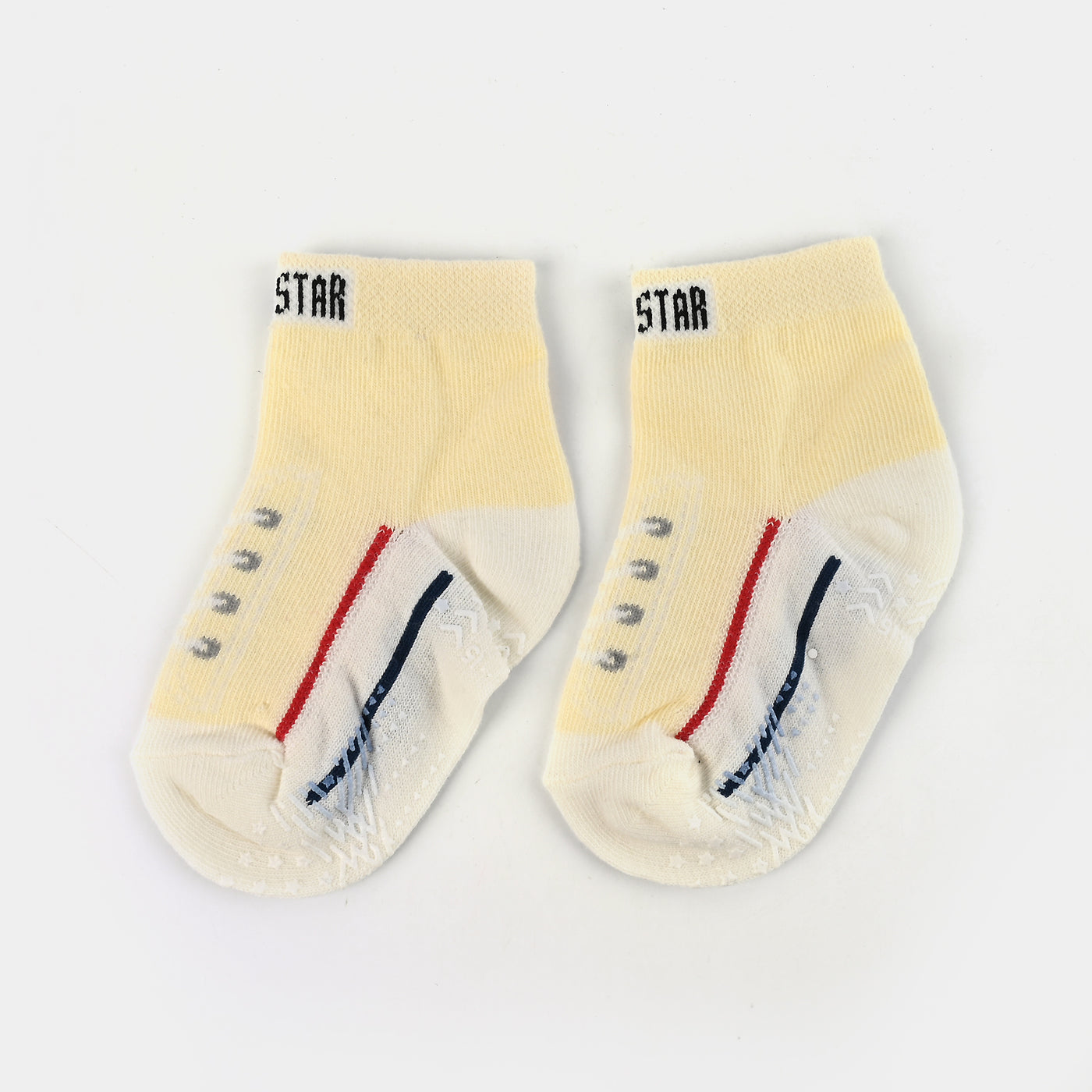 Boys Anti Slip Socks Off White | 2Y+