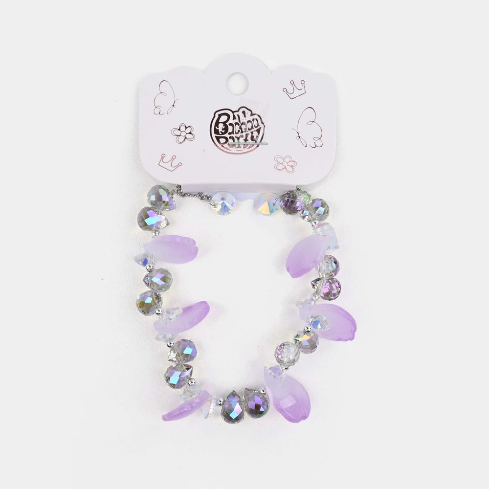 Fancy Bead Charm Bracelet
