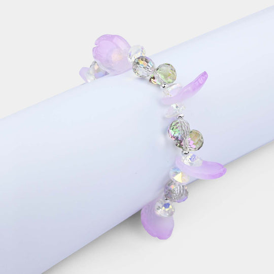 Fancy Bead Charm Bracelet