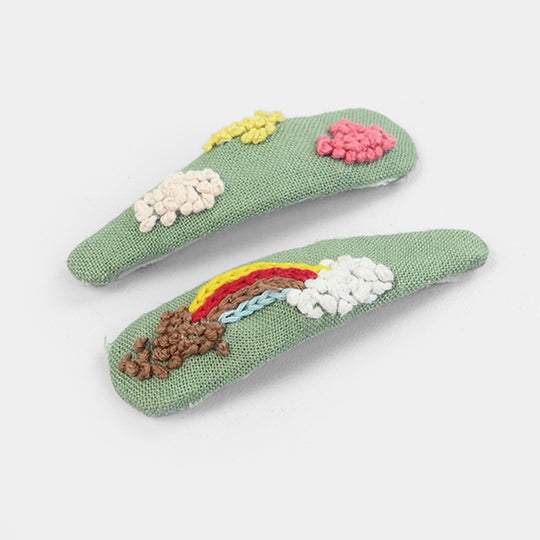 Embroidery Hair Pin/Clips