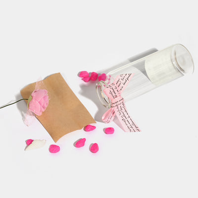 Charming Mini Glass Message Bottle