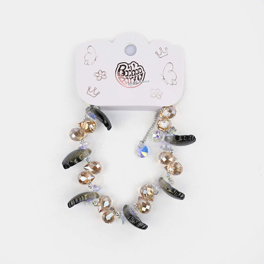 Fancy Bead Charm Bracelet