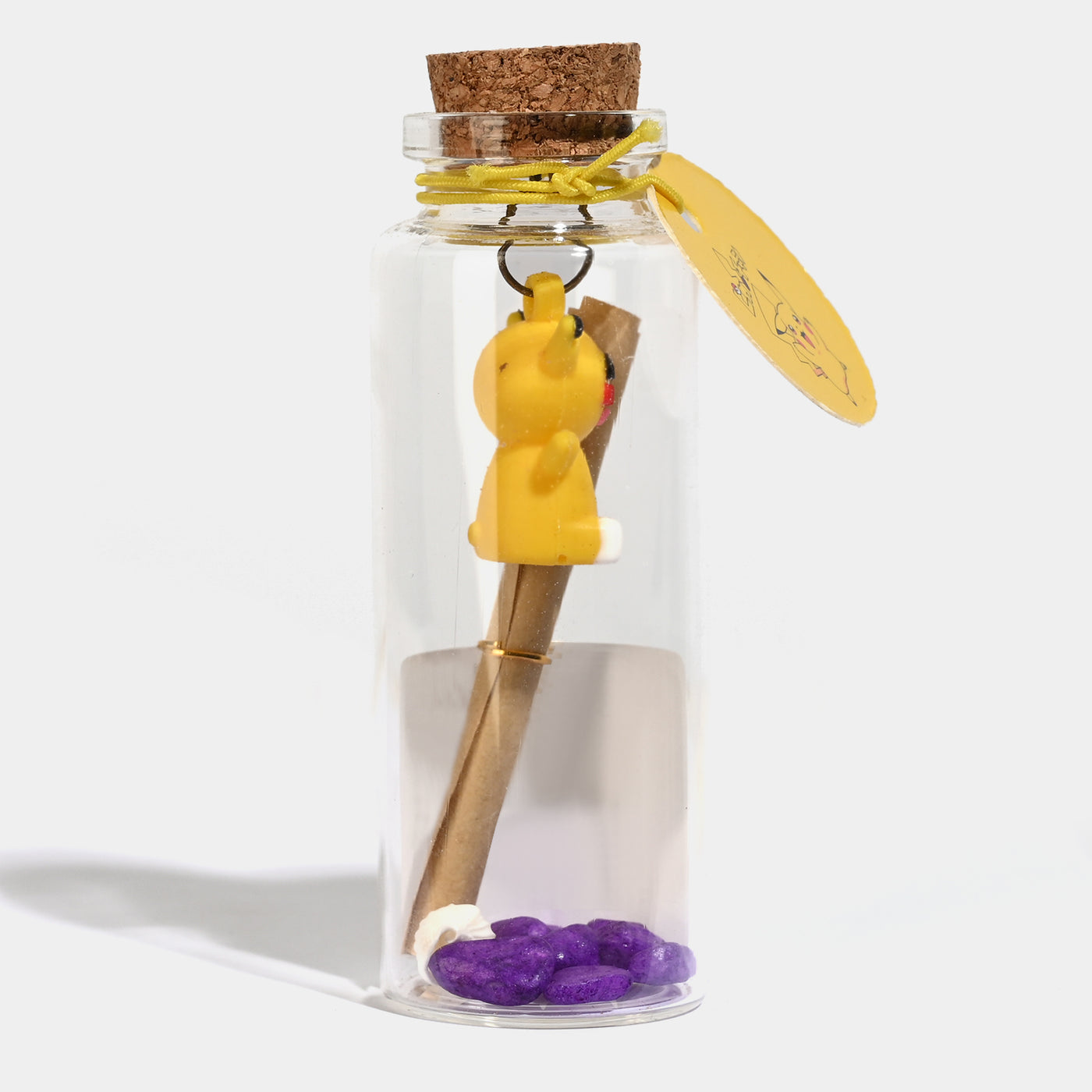 Charming Mini Glass Message Bottle