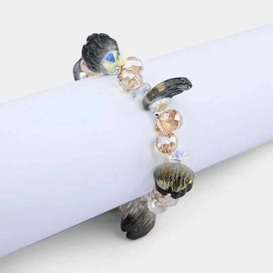 Fancy Bead Charm Bracelet