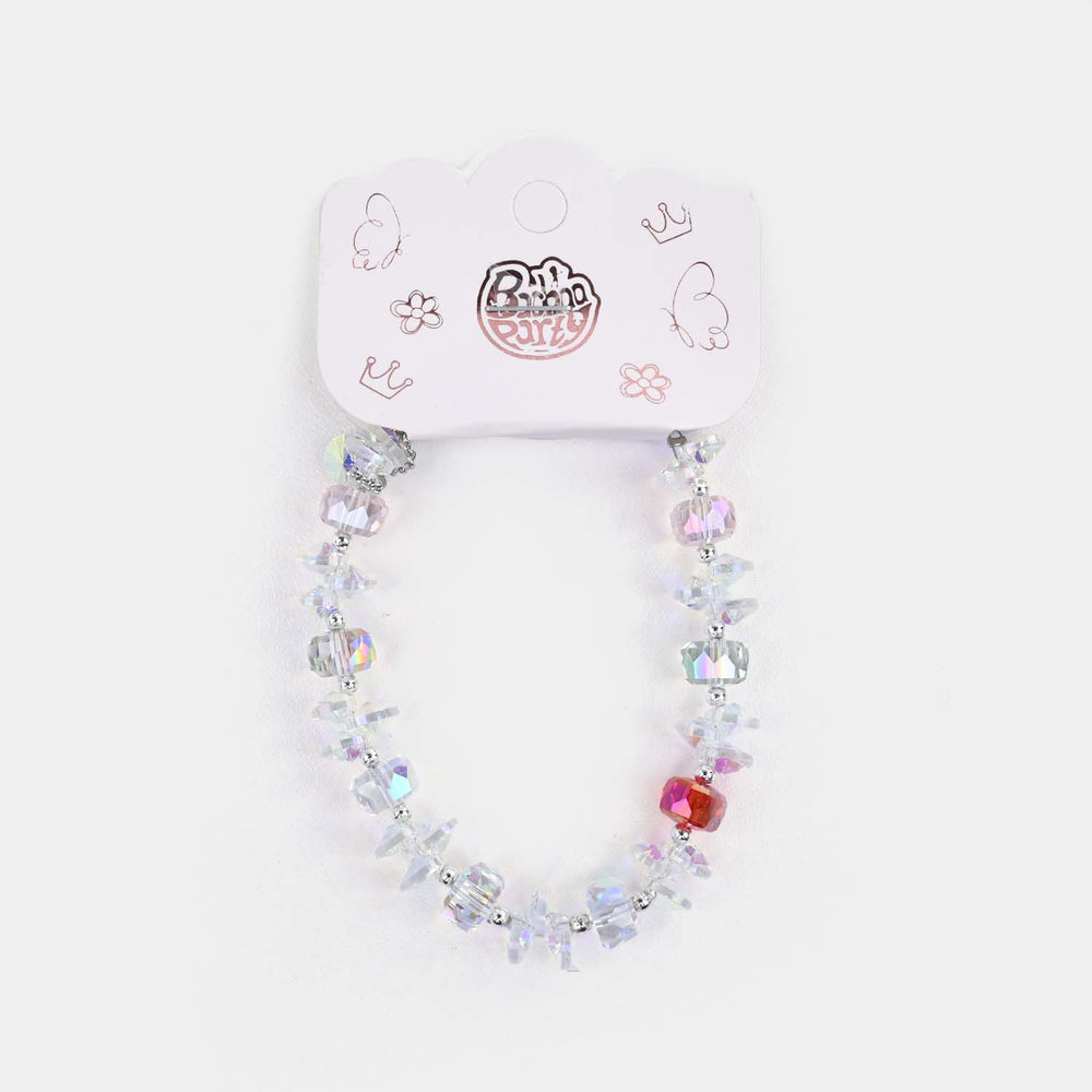 Fancy Bead Charm Bracelet