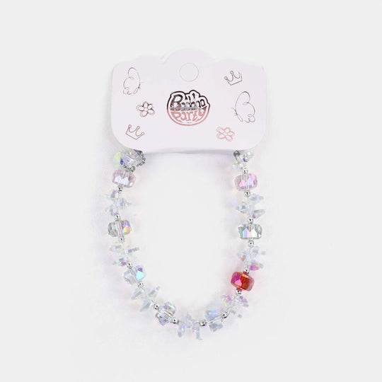 Fancy Bead Charm Bracelet
