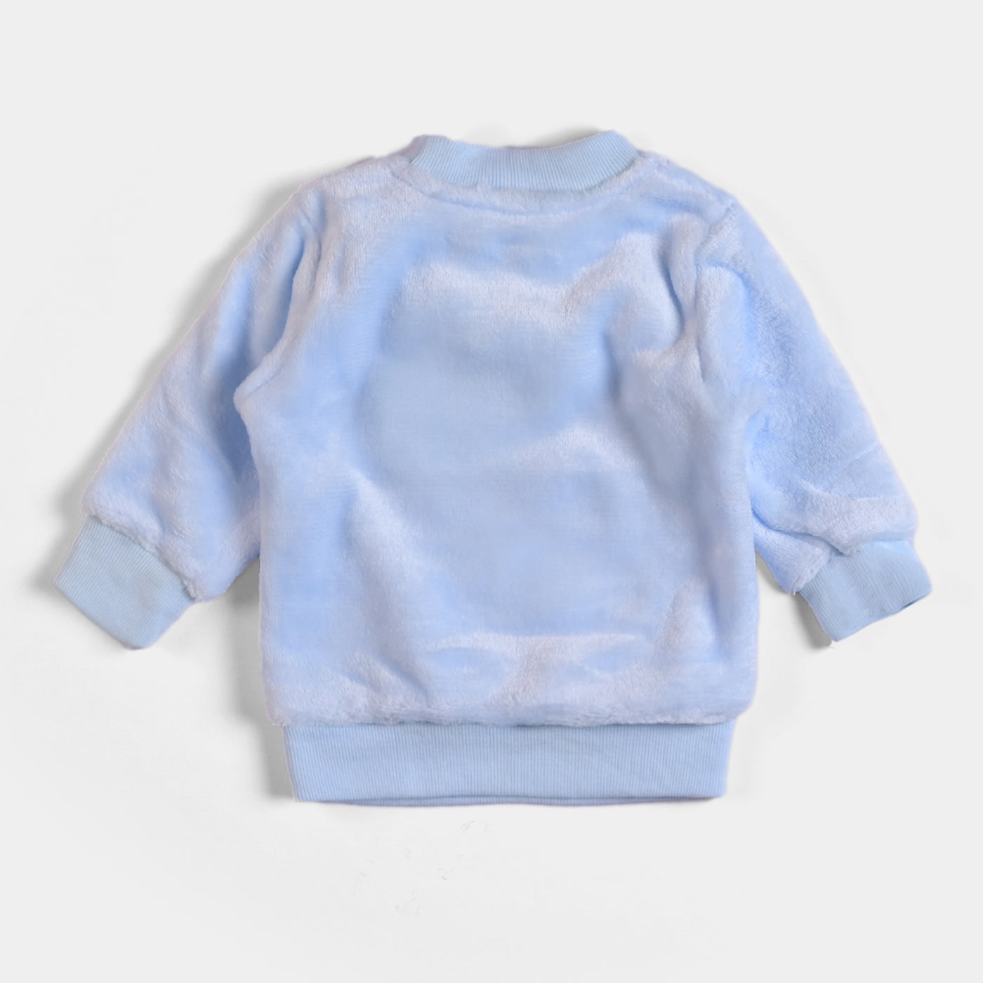 Infant Girls Sherpa 2Pcs Suit Kitty - Sky Blue