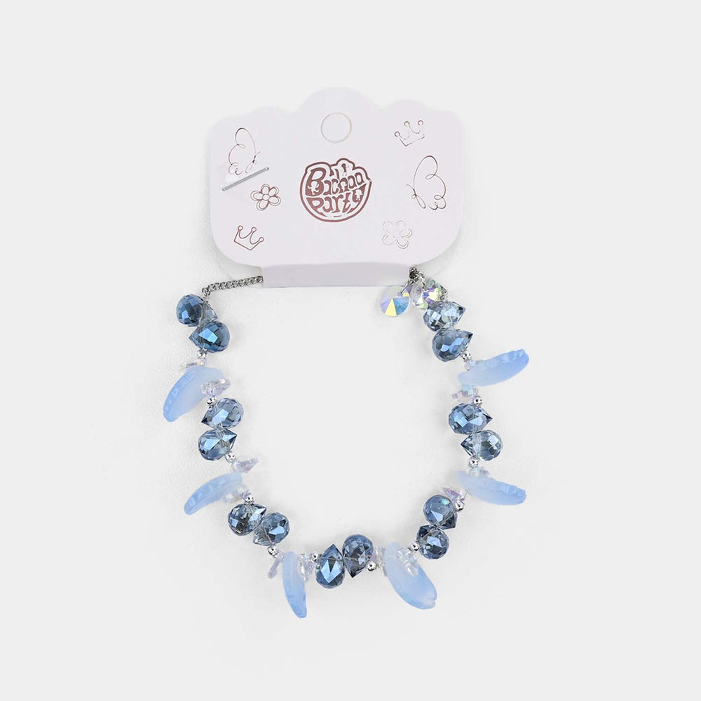 Fancy Bead Charm Bracelet