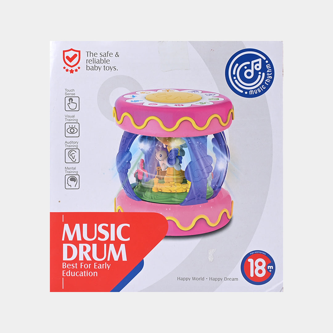 Huanger Baby Drum Music With Light