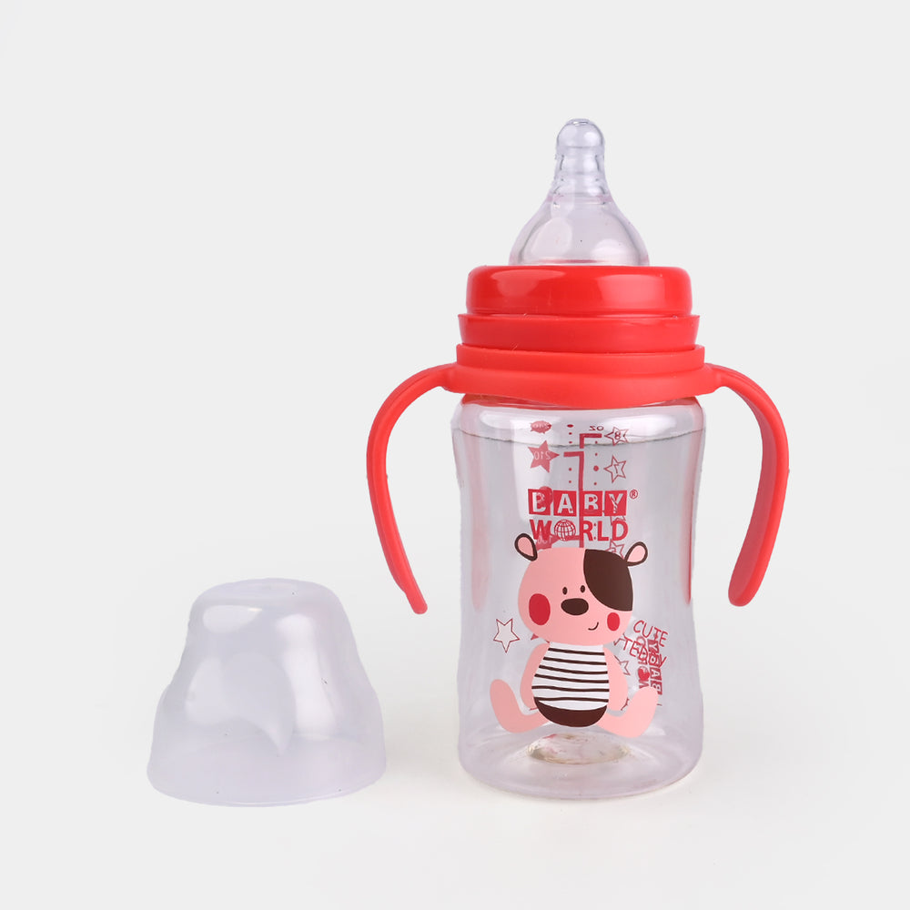 Wide Neck PP Feeder Bottle 80Z 3M+ | 2008 Red