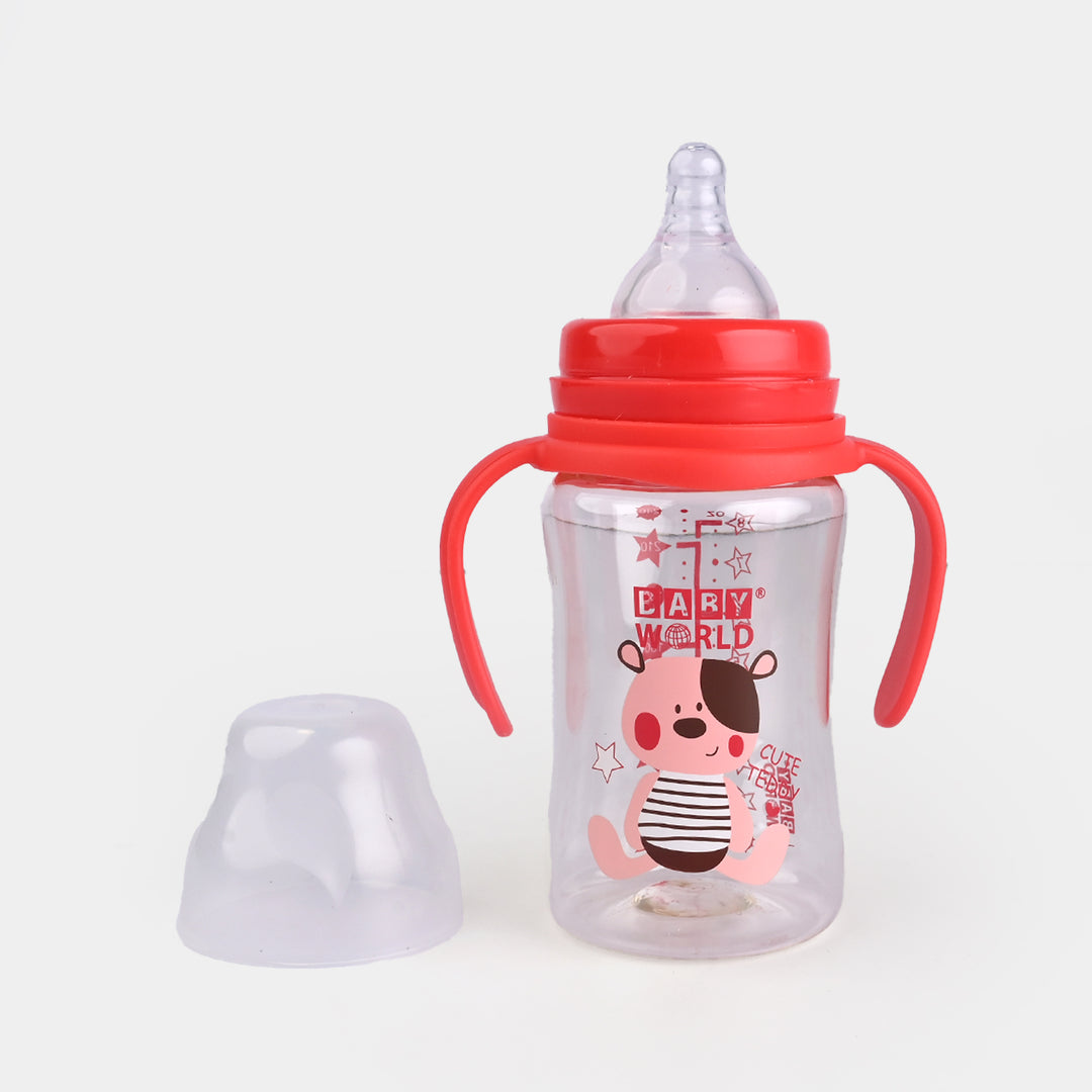 Wide Neck PP Feeder Bottle 80Z 3M+ | 2008 Red