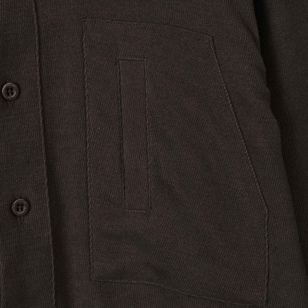 Boys Cotton Twill Shirt F/S (Cut Away)-D.Green