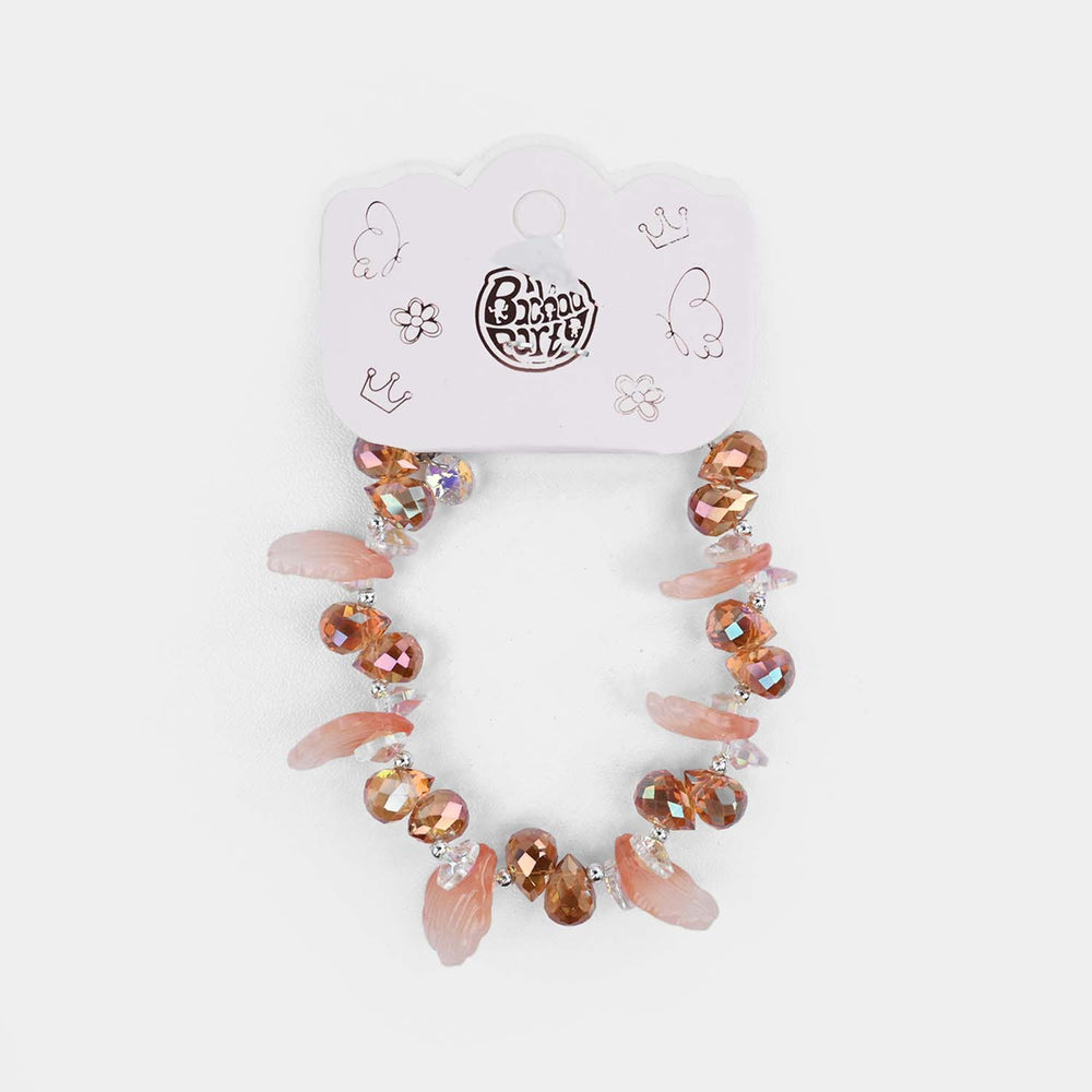 Fancy Bead Charm Bracelet