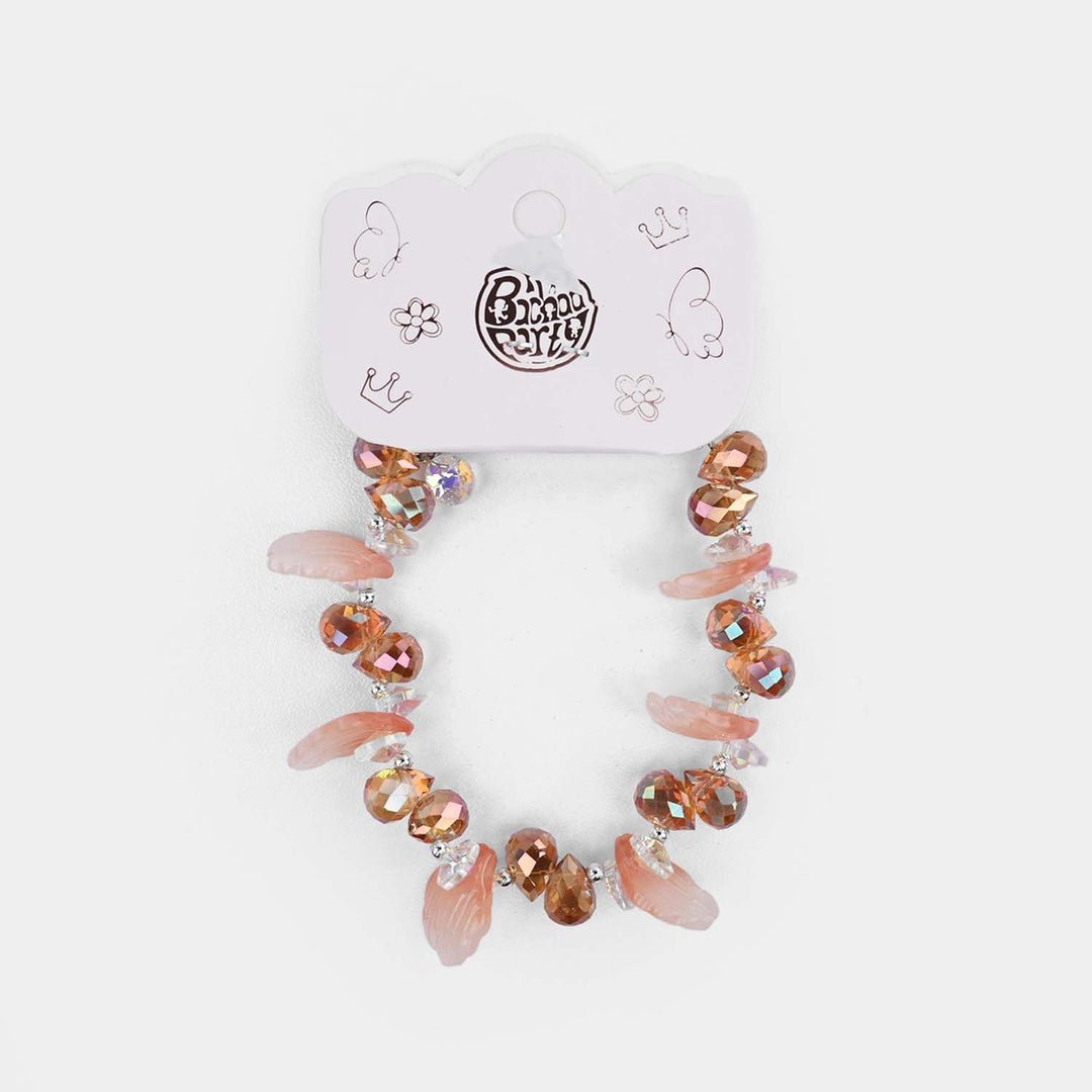 Fancy Bead Charm Bracelet
