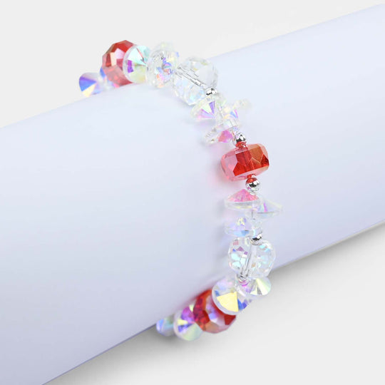 Fancy Bead Charm Bracelet