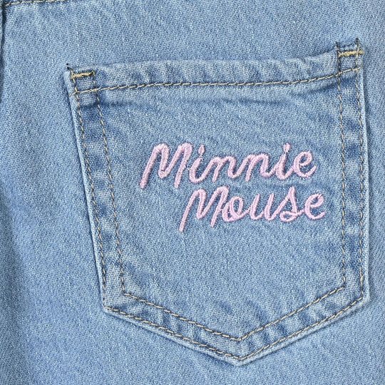 Girls Denim Viscose Pant Character-LT.Blue