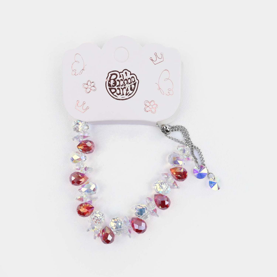 Fancy Bead Charm Bracelet