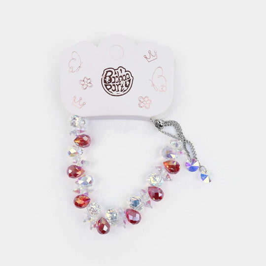 Fancy Bead Charm Bracelet