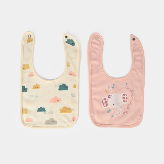 Baby Bibs & Booties Set | 4 Pcs