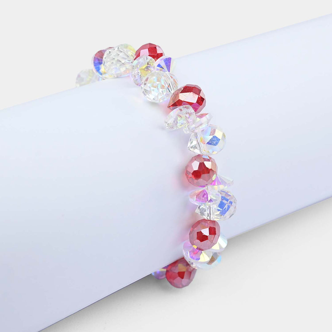 Fancy Bead Charm Bracelet