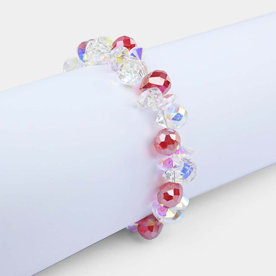 Fancy Bead Charm Bracelet