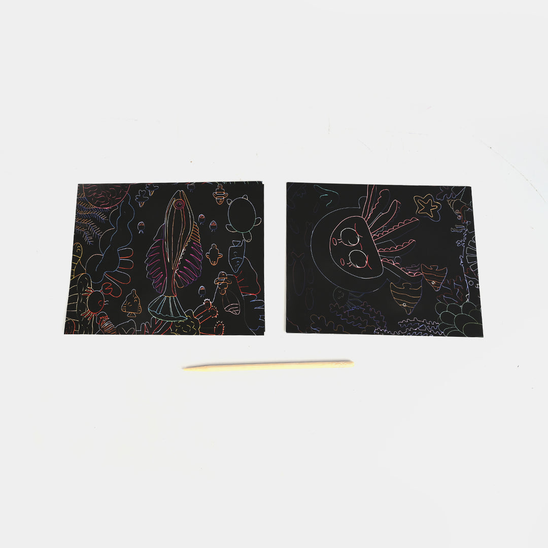Magic Scratch Cards Art Set