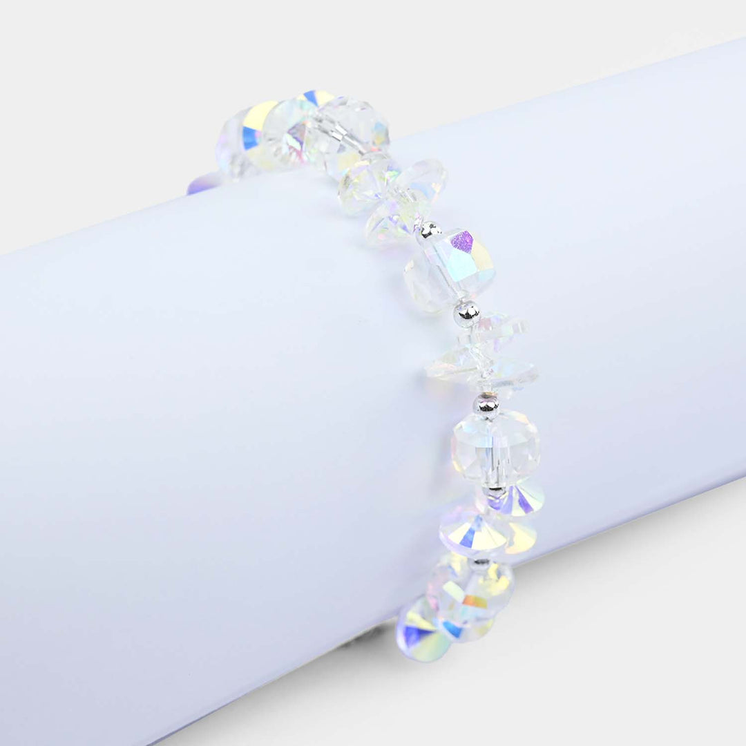 Fancy Bead Charm Bracelet